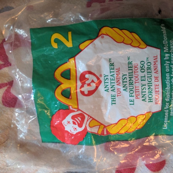 Vintage Ty Mc.Donalds Toy ANTSY 1999 Sealed - Picture 5 of 8